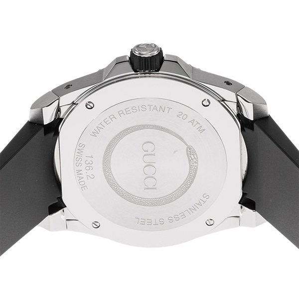 GUCCI グッチ DIVE ダイブ YA136217-SP クォーツ メンズ(ブラック