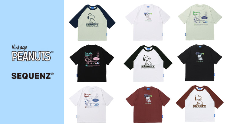 夏の新作第2弾！スヌーピーコラボTシャツが登場！☆（SEQUENZ） | NEWS