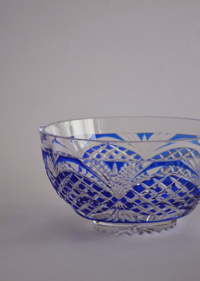 のわ 旧東独製 カメイガラス 被せ切子 クリスタルドナウ ペアグラス 旧