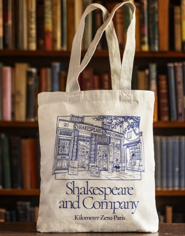 Blue Façade Tote Bag | Shakespeare & Company