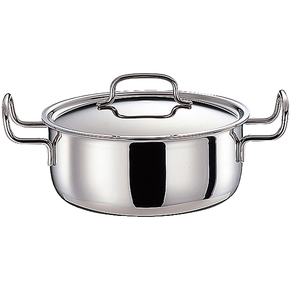 宮崎製作所 ジオ 両手鍋 GEO-25T 25cm - 調理器具のSHOKUBI