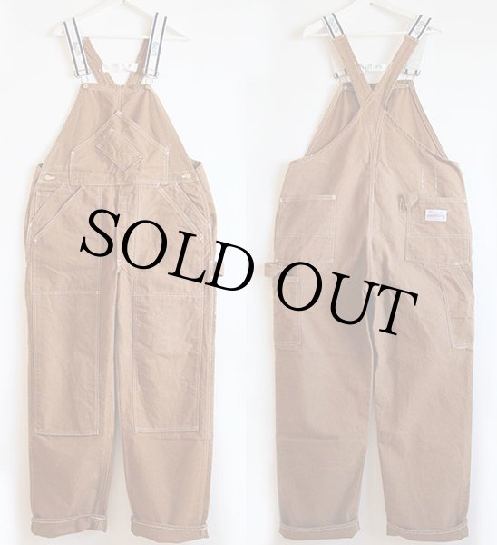 70s USA製 CARTER'S ダック地 ダブルニー オーバーオール 茶