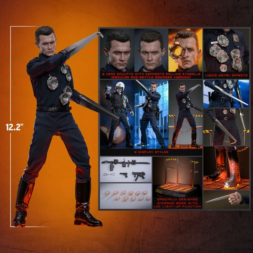 T-1000 (2.0) Sixth Scale Figure by Hot Toys | Sideshow Collectibles