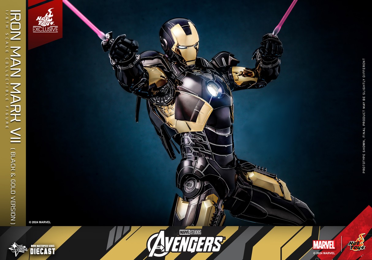 Iron Man Mark VII (Black and Gold Version) Sixth Scale Figure by