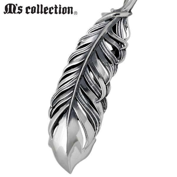 M's collection(エムズ コレクション) フェザー シルバー ペンダント