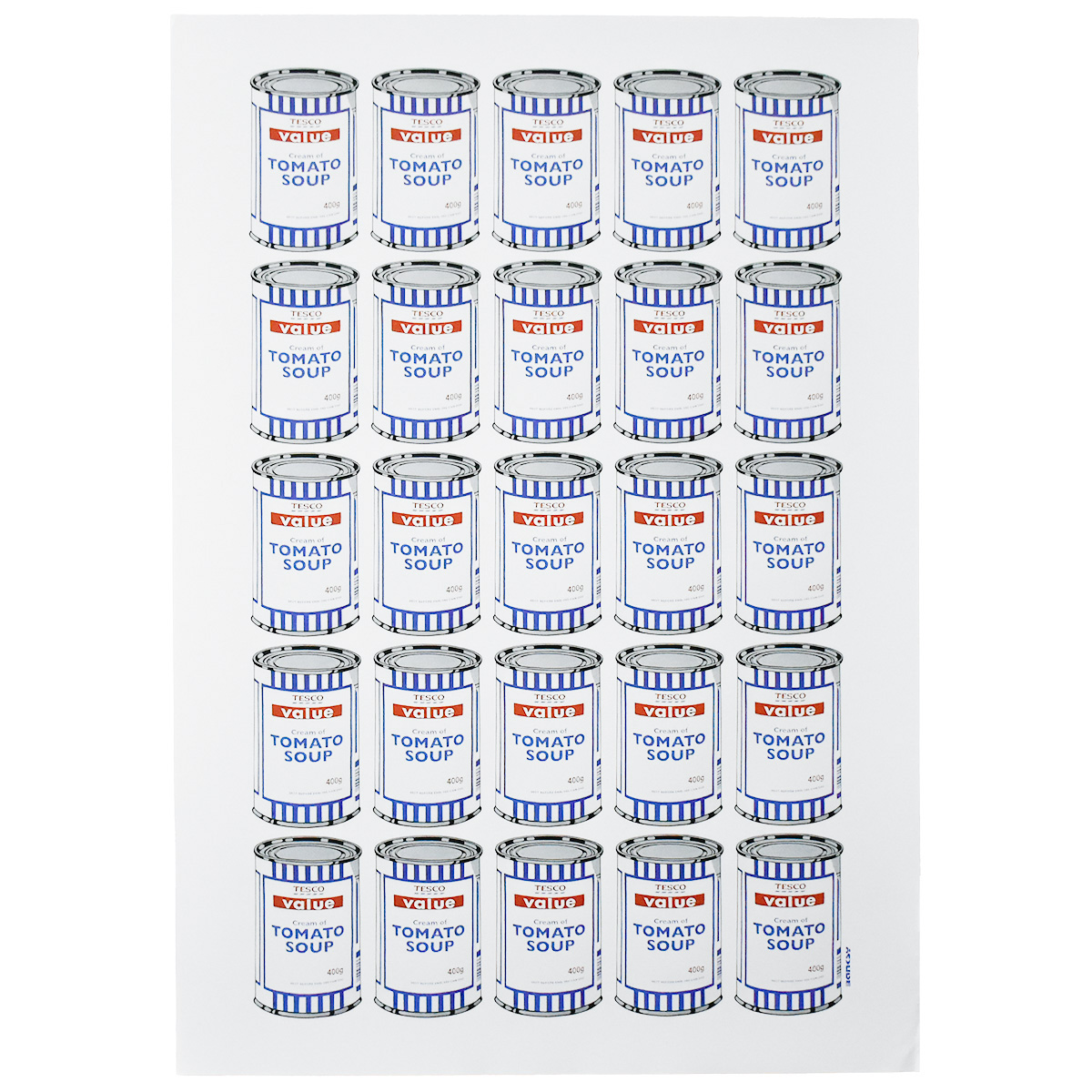 BANKSY Banksy Soup Cans (with Original POW Tube) POSTER