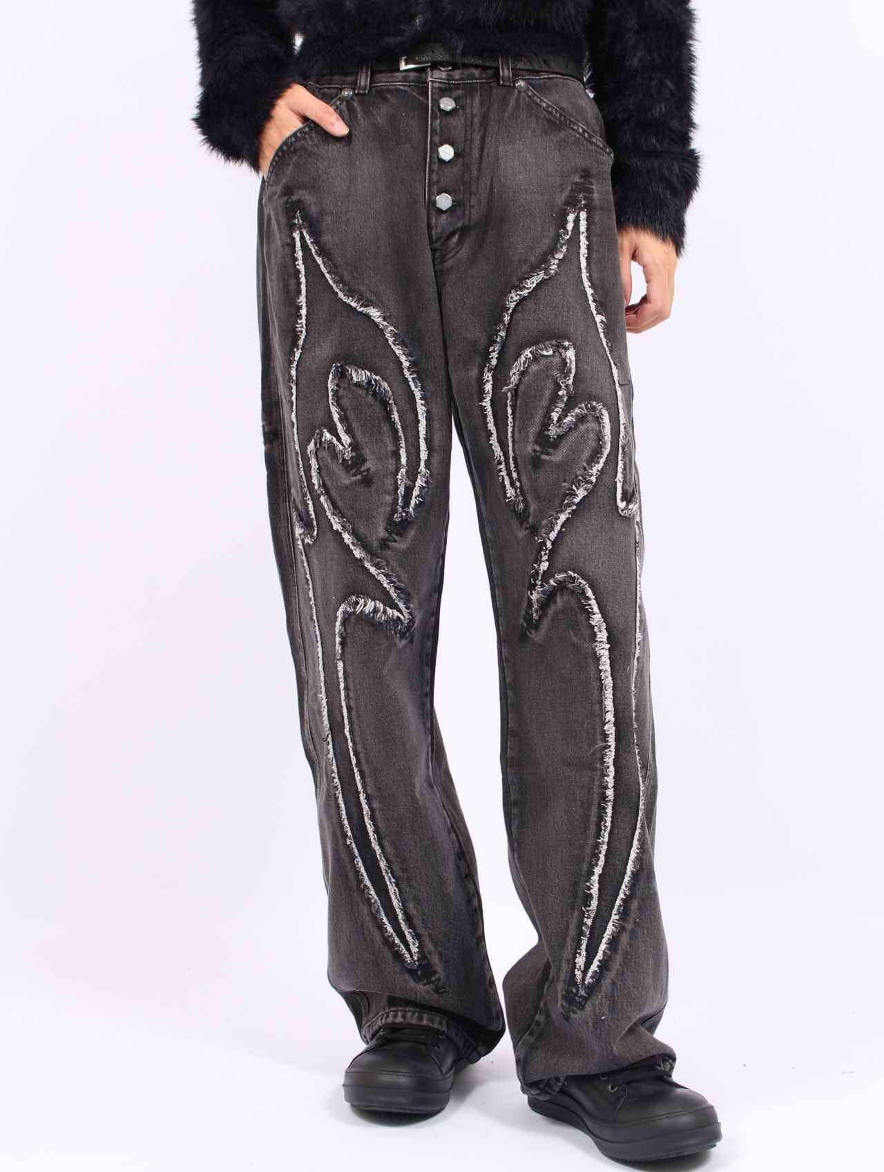 Thug Club - 【25AW】トライバル デニム パンツ / TRIBLE DENIM PANTS