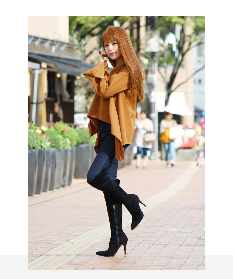 COMEX】 2color/ 12cmヒール/ ニーハイブーツ/ ブーツ/ ピンヒール