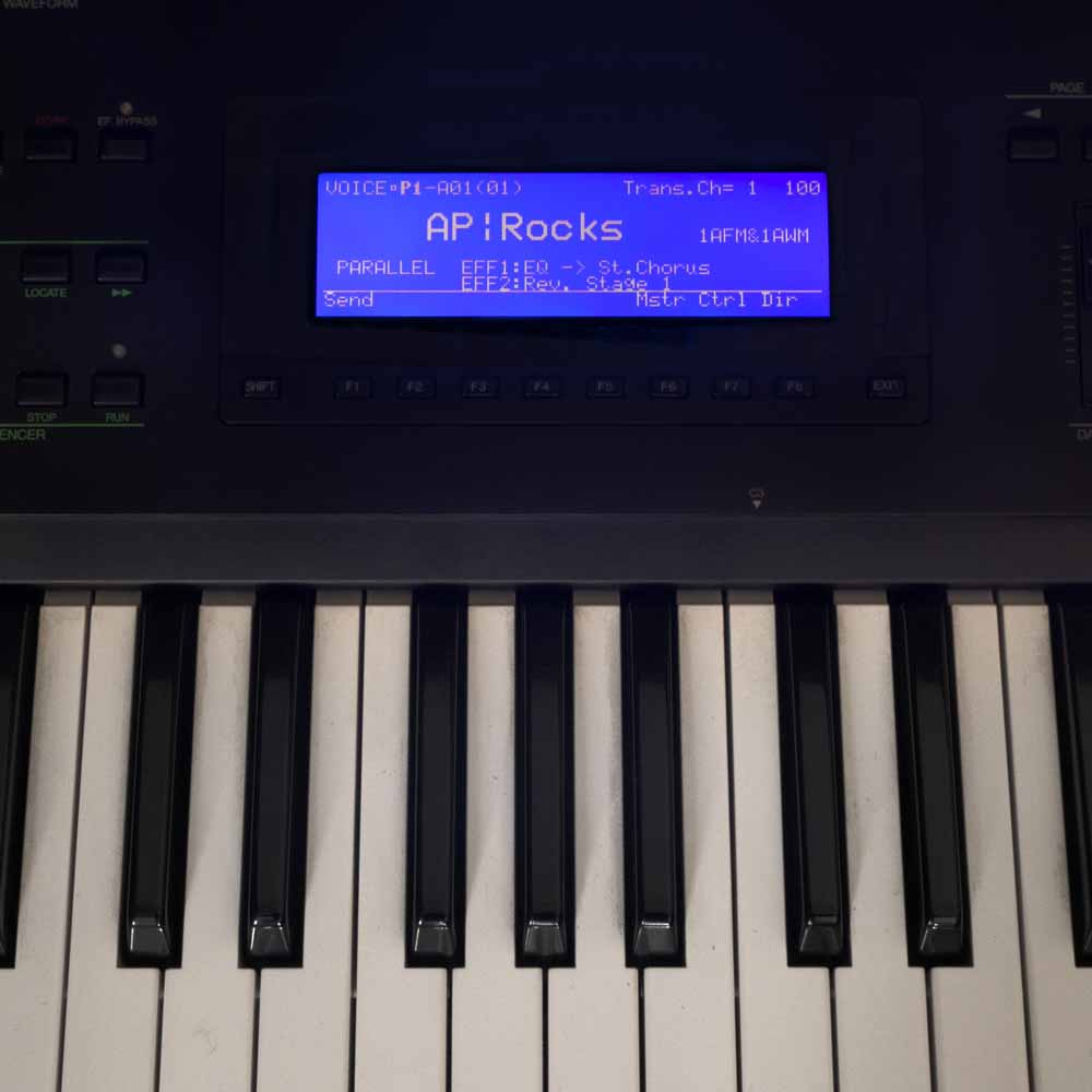 LCD Display blue with cable Kit for Yamaha SY99, SY77