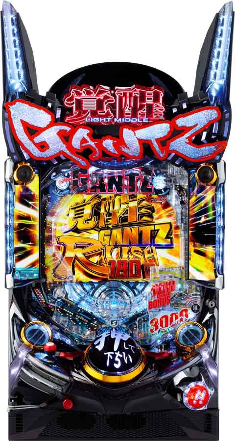 ぱちんこ GANTZ覚醒 RUSH180 パチンコ スペック 予告 初打ち 打ち方