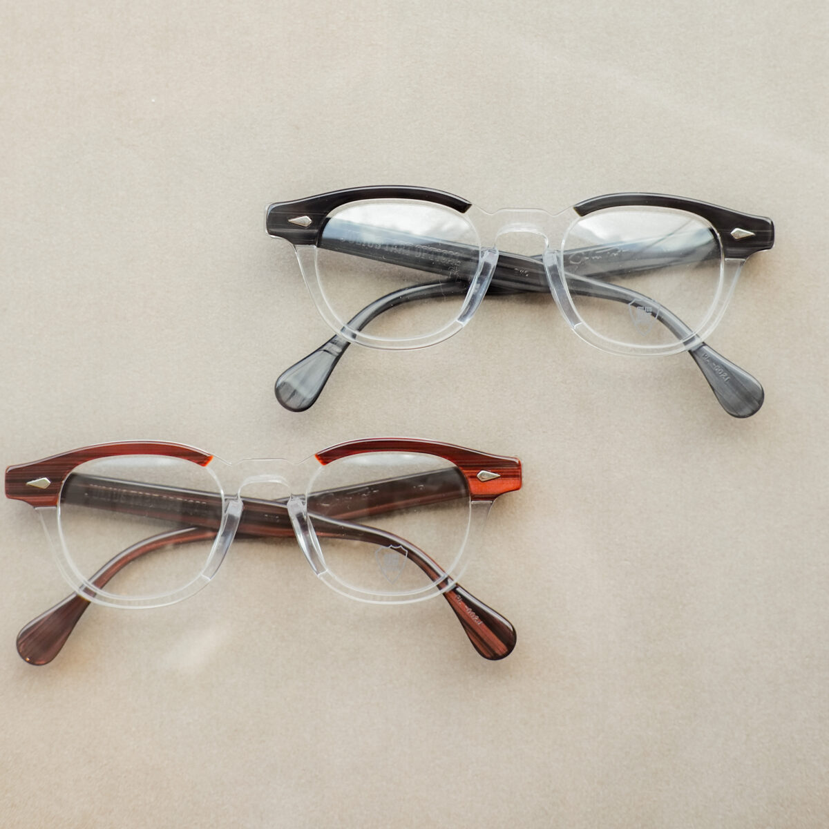 JULIUS TART OPTICAL】AR:Black Wood Clear/Red Wood Clear | 浦和店