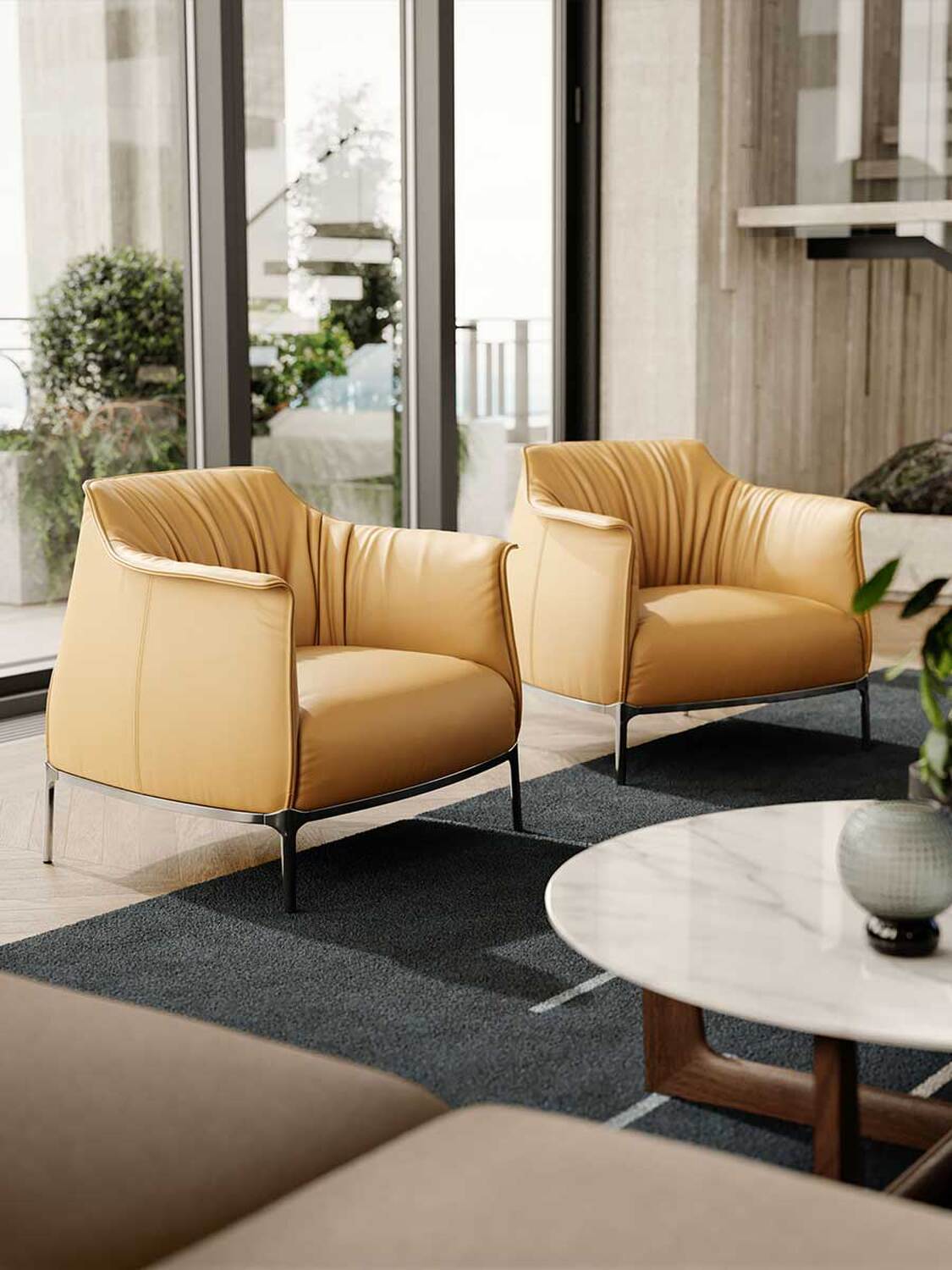 Archibald Armchairs by Jean-Marie Massaud | Poltrona Frau