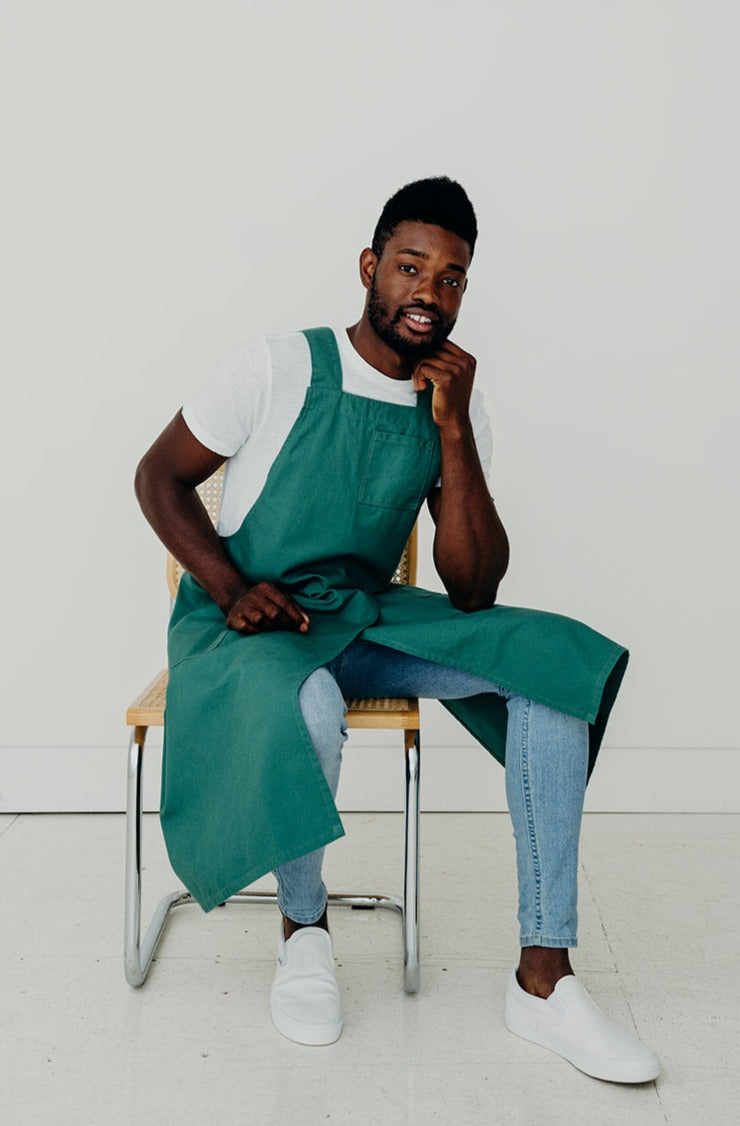 Linen Smock | Buy a Cross Back Smock Apron Online - Portland Apron