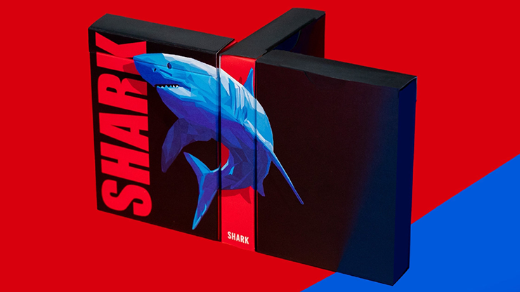 6 Shark Playing Cards (Free 6 Box Case Included) by Riffle Shuffle