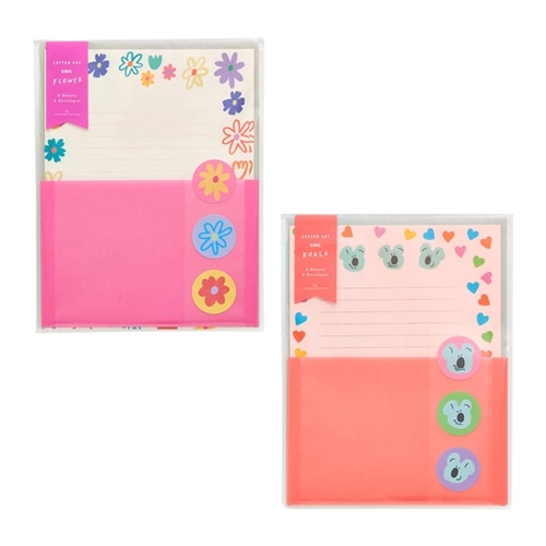 Chic シック レターセット(フラワー): 通常| プラザオンラインストア