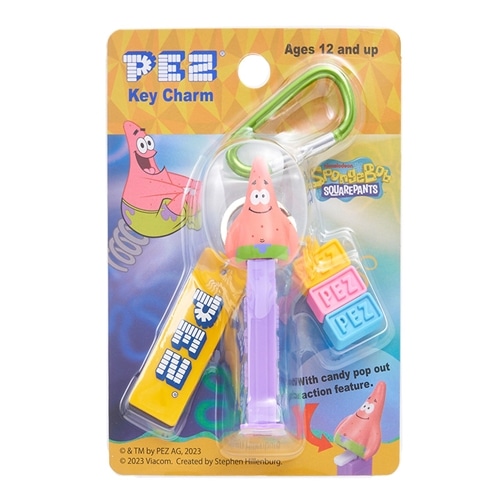SpongeBob スポンジ・ボブ PEZ ペッツ カラビナキーリング