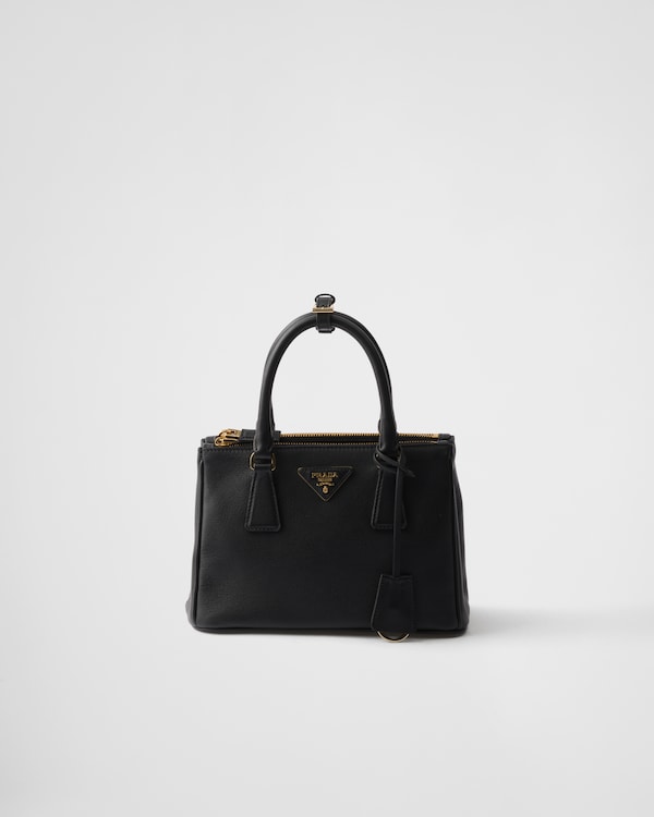 Clay Prada Bonnie Large Leather Handbag | PRADA