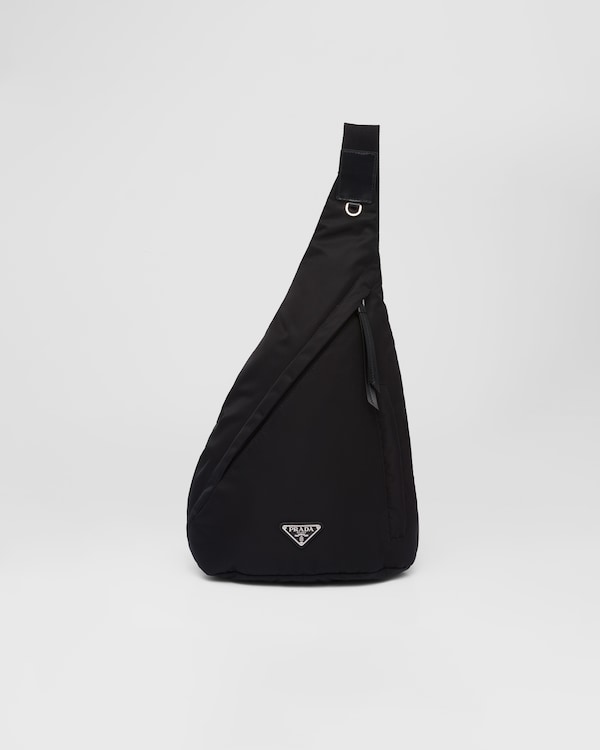 Black Re-nylon And Leather Backpack | PRADA