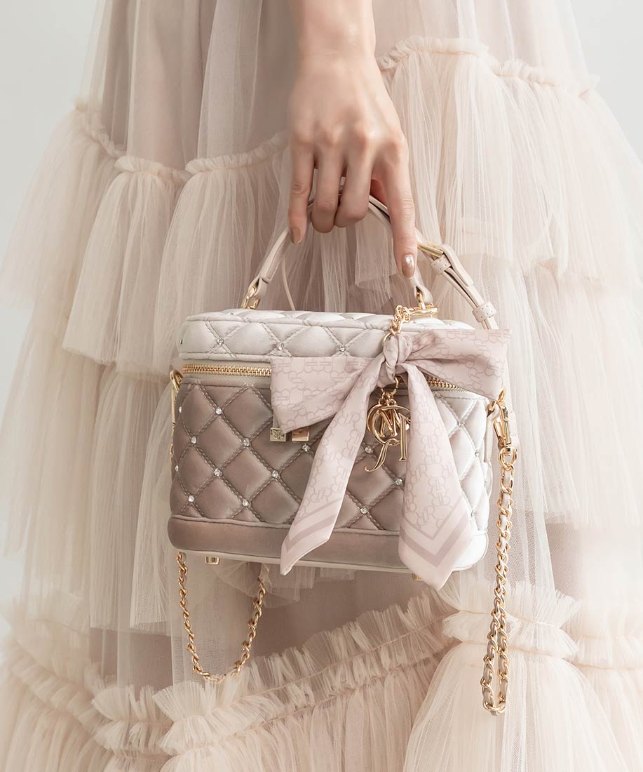 2WAY リボンチャームキルティングバニティバッグRANDA公式サイト