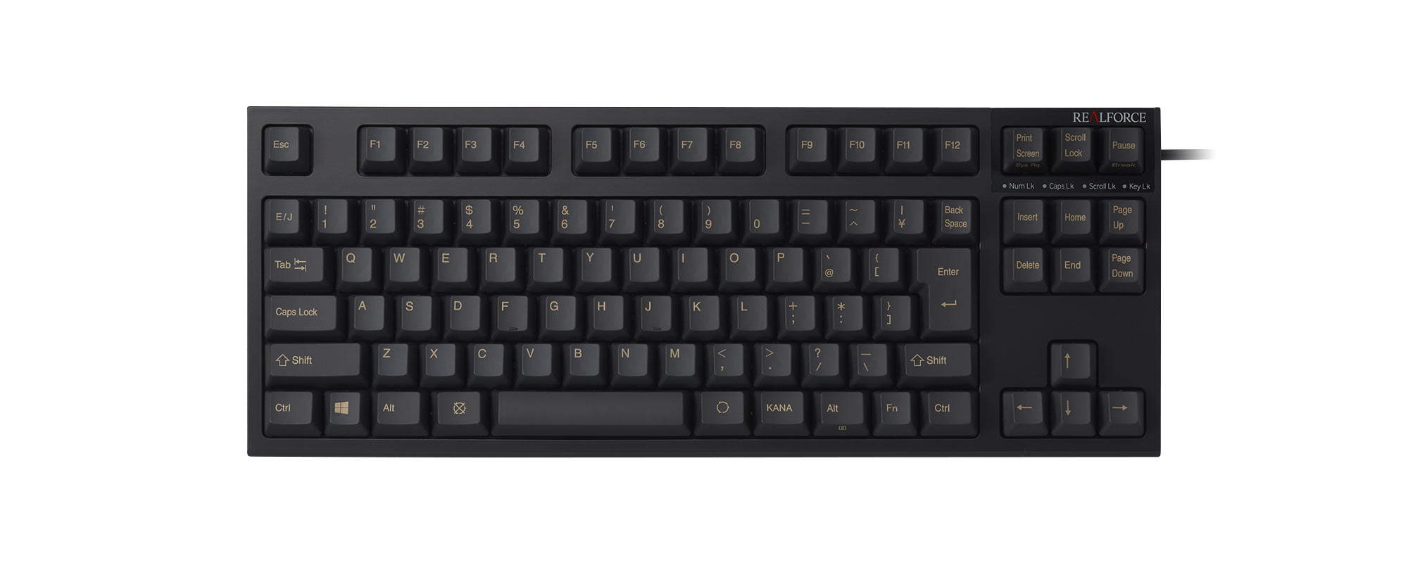 製品 : REALFORCE TKL / R2TL-JP3-BK | REALFORCE | 日本製プレミアム