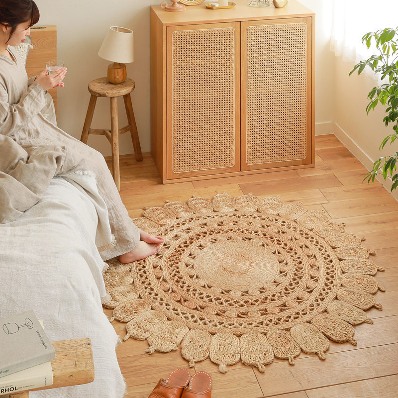 ジュートラグマット サークル ｜家具・インテリア通販 Re:CENO(リセノ)