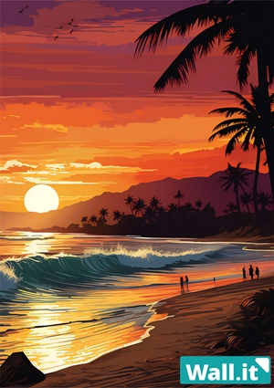 Wall.it A4 フィギュアディスプレイケース専用背面デザインシート 縦向