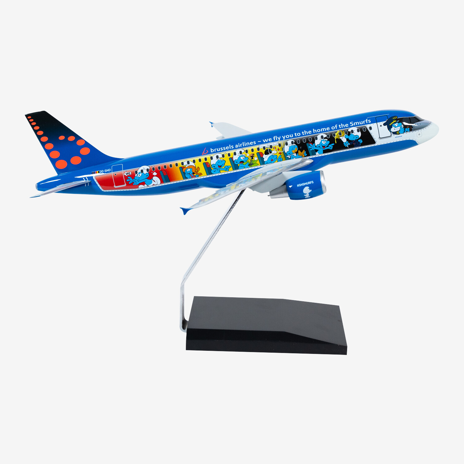 ブリュッセル航空 Airlinertags A320 コンビ色 ブリュッセル航空