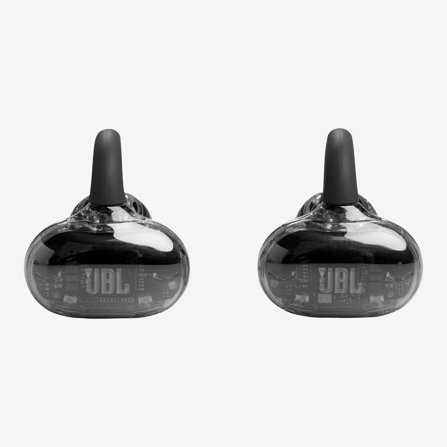 JBL Soundgear Clips Open-Ear Headphones, Ghost Black - Worldshop