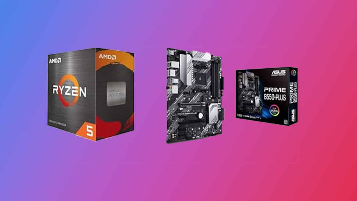 AMD Ryzen 5 5600X & ASUS Prime B550-PLUS bundle Cyber Monday deal