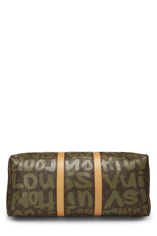 Pre-Owned Stephen Sprouse x Louis Vuitton Green Monogram Graffiti