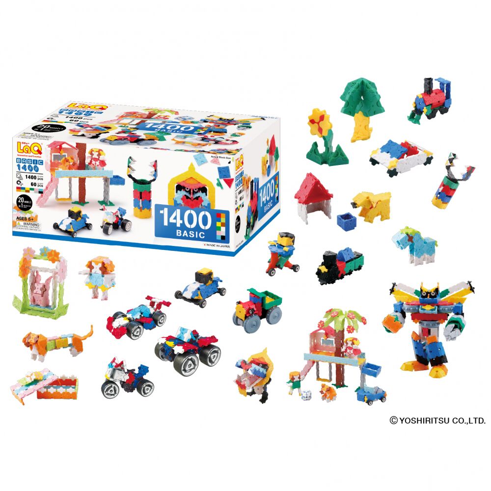 LaQ（ラキュー）ベーシック 1400 | Toys”R”Us – Japan