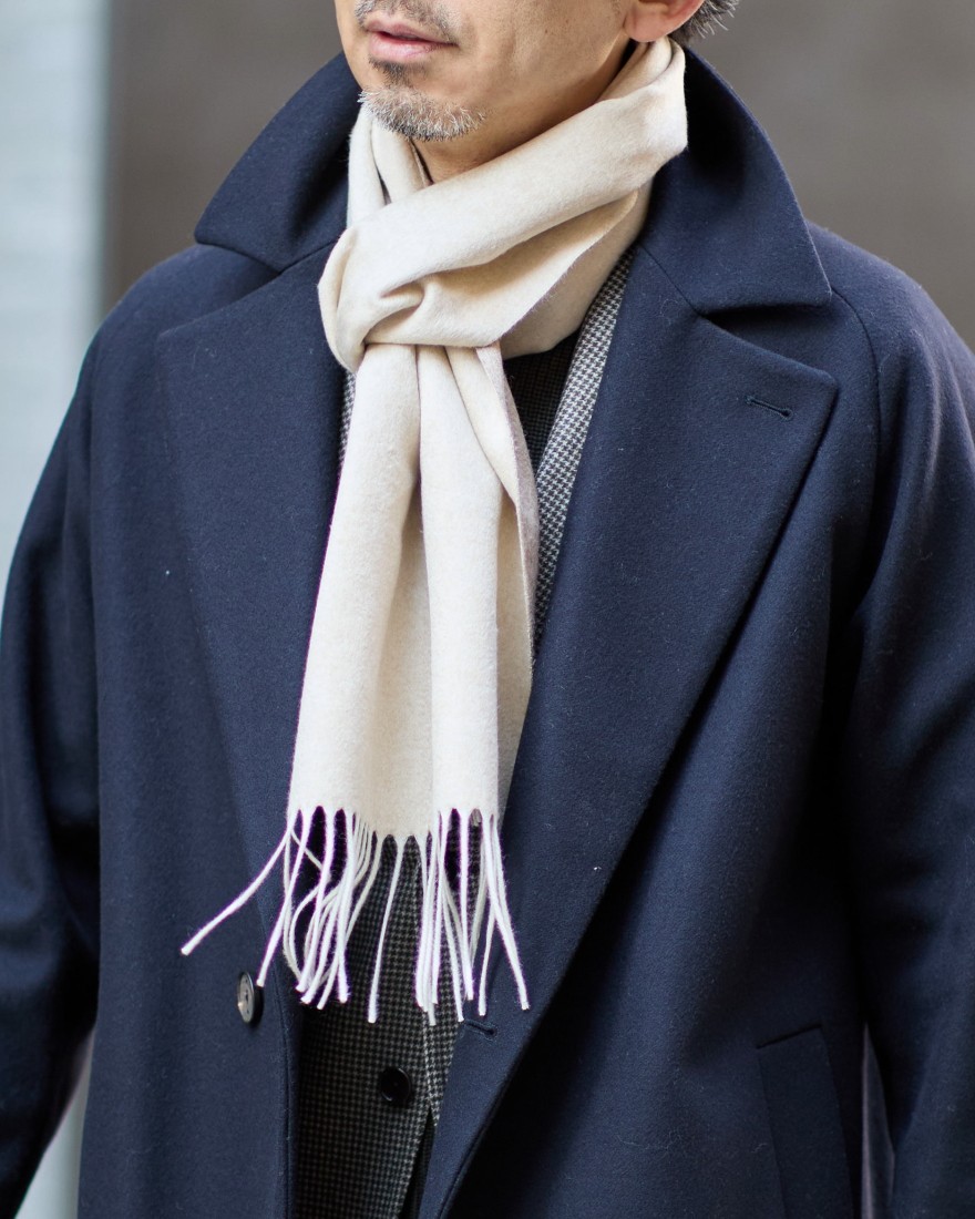 ダブルフェイスシルクカシミヤストール｜PIACENZA（ピアチェンツァ