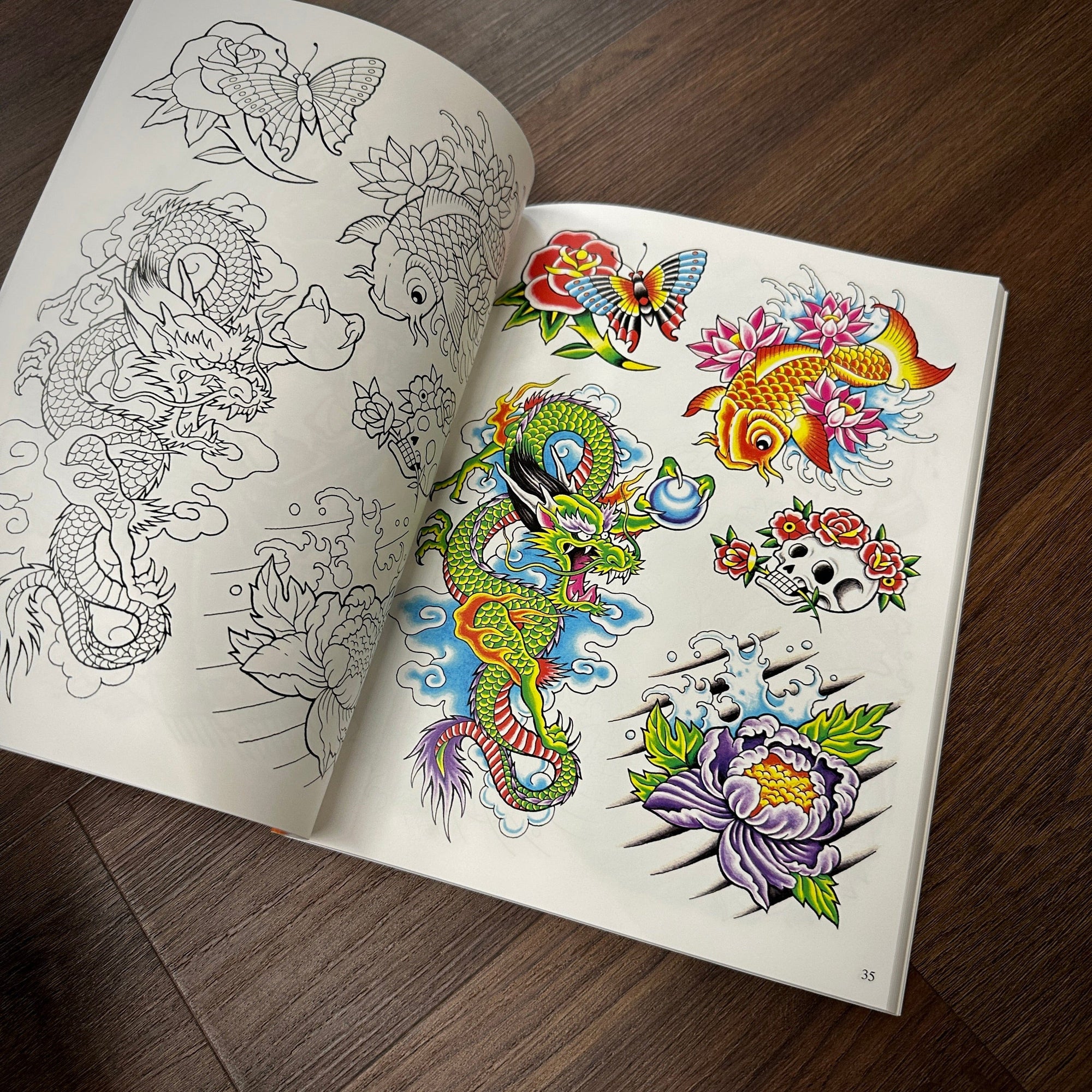 Official Tattoo Brand- Assorted Designs Vol.4 - tattooflashcollective