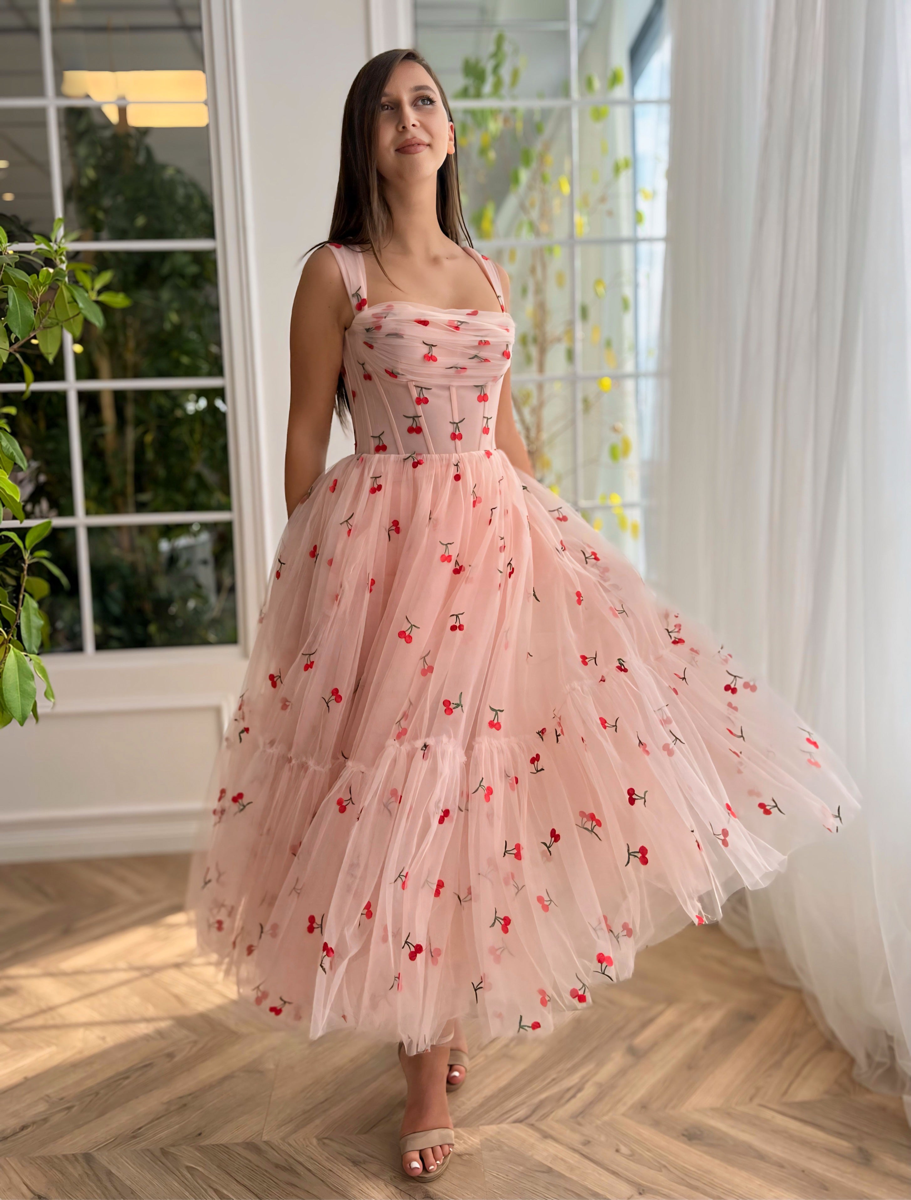 Cherry Cupcake Midi Dress | Teuta Matoshi