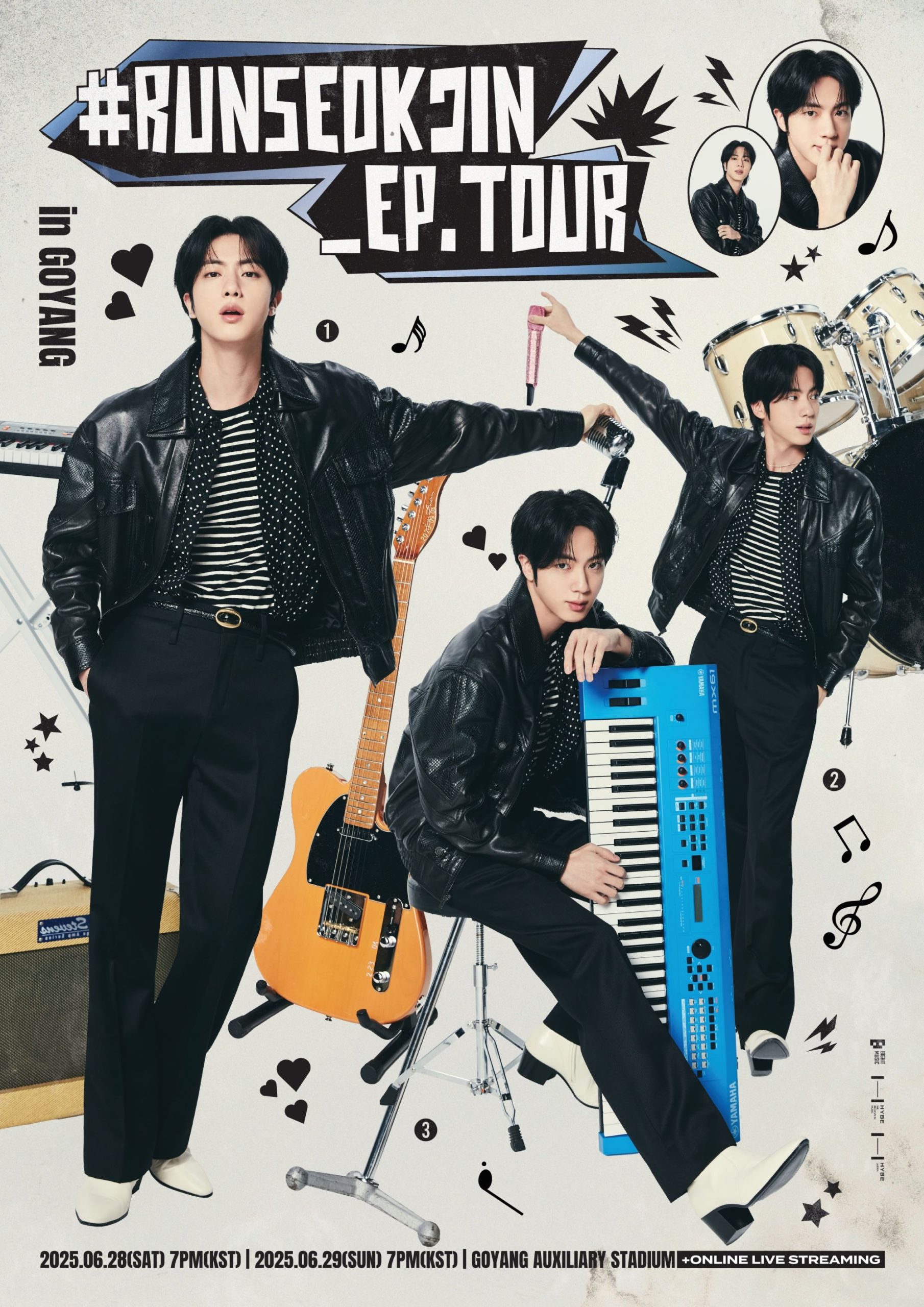Jin Of BTS Announces First Solo Tour '#RUNSEOKJIN_EP.TOUR
