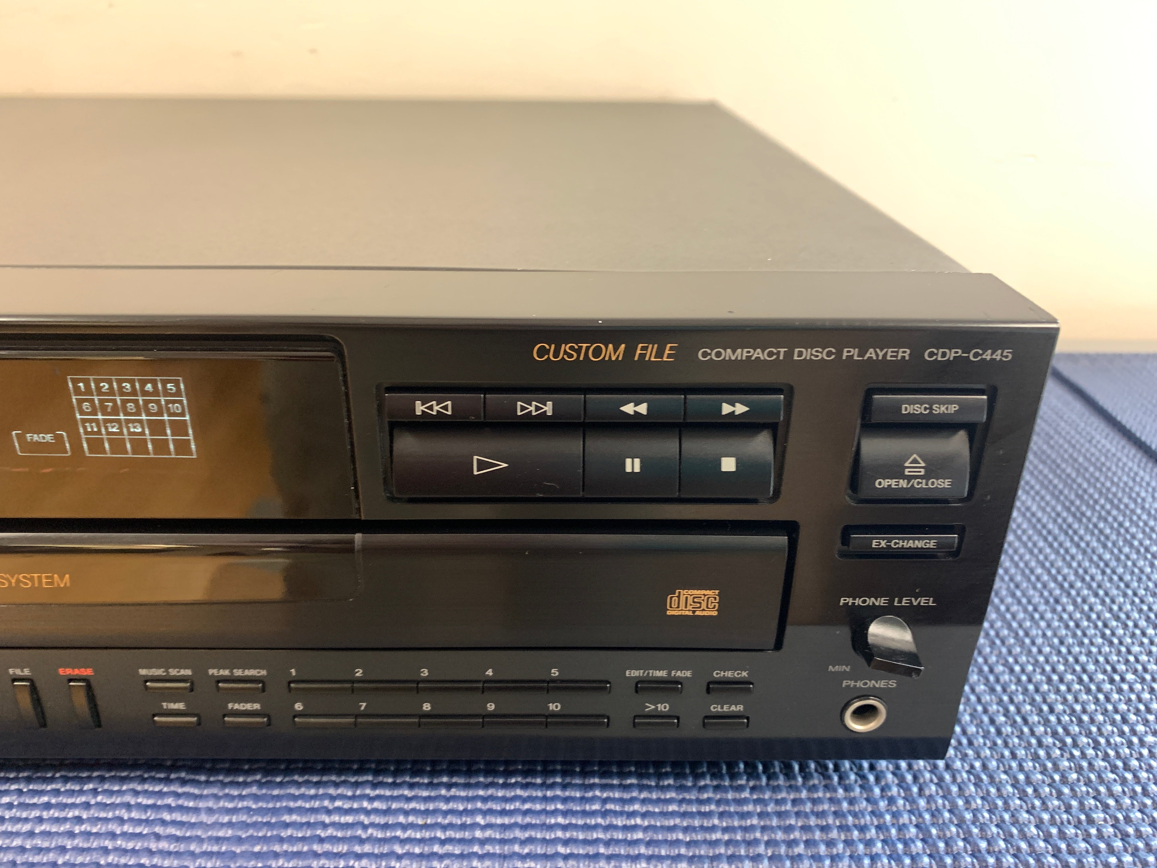 Sony CDP-C445 CD Carousel 5 Discs – The Turntable Store