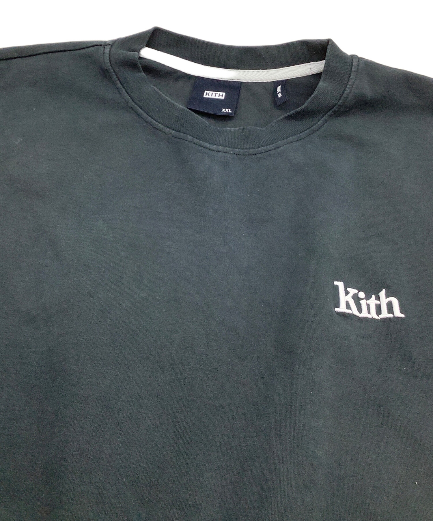 中古・古着通販】KITH (キス) ロゴスウェット ブラック サイズ:XXL