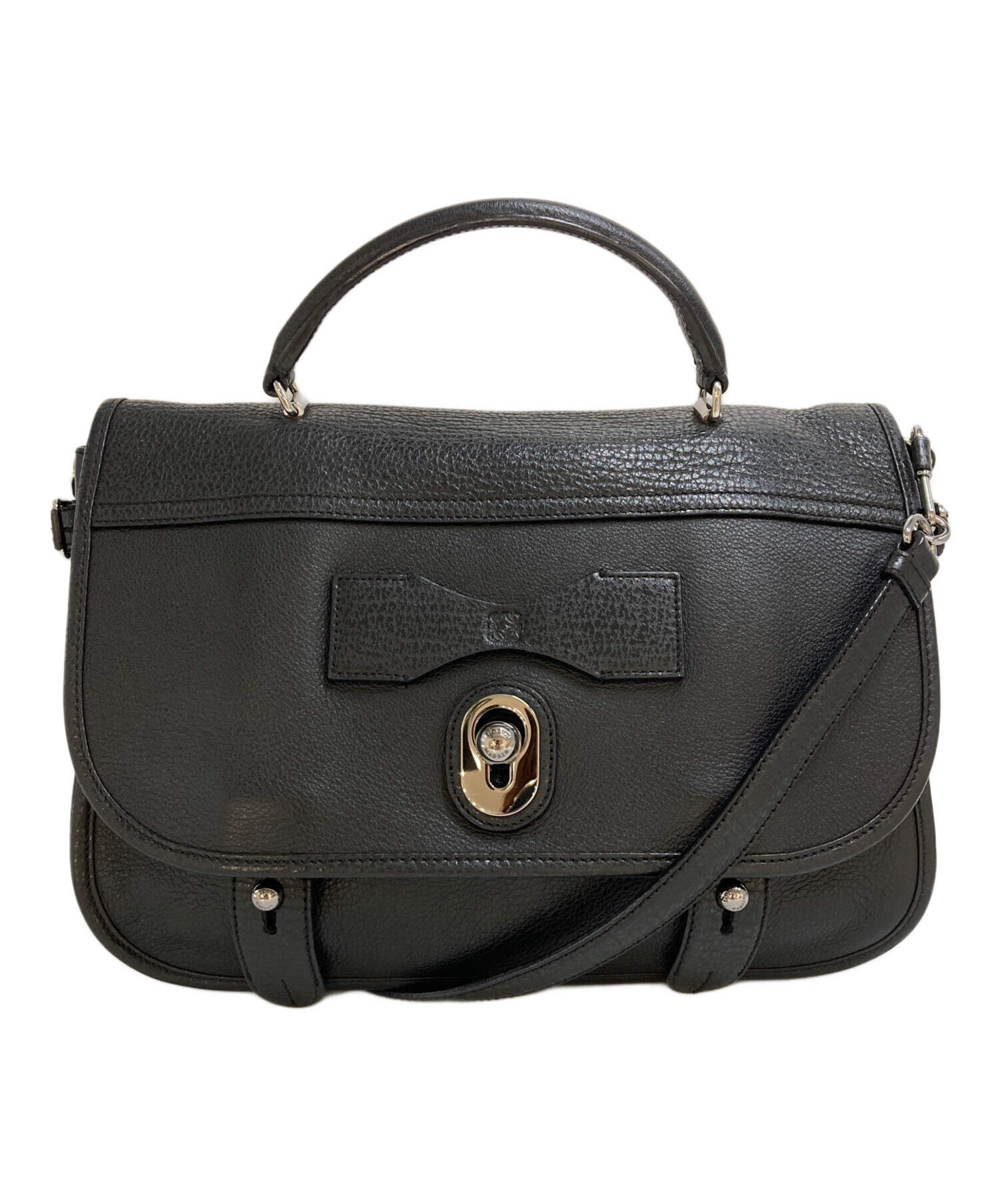 中古・古着通販】LOEWE (ロエベ) ショルダーバッグ ブラック｜ブランド