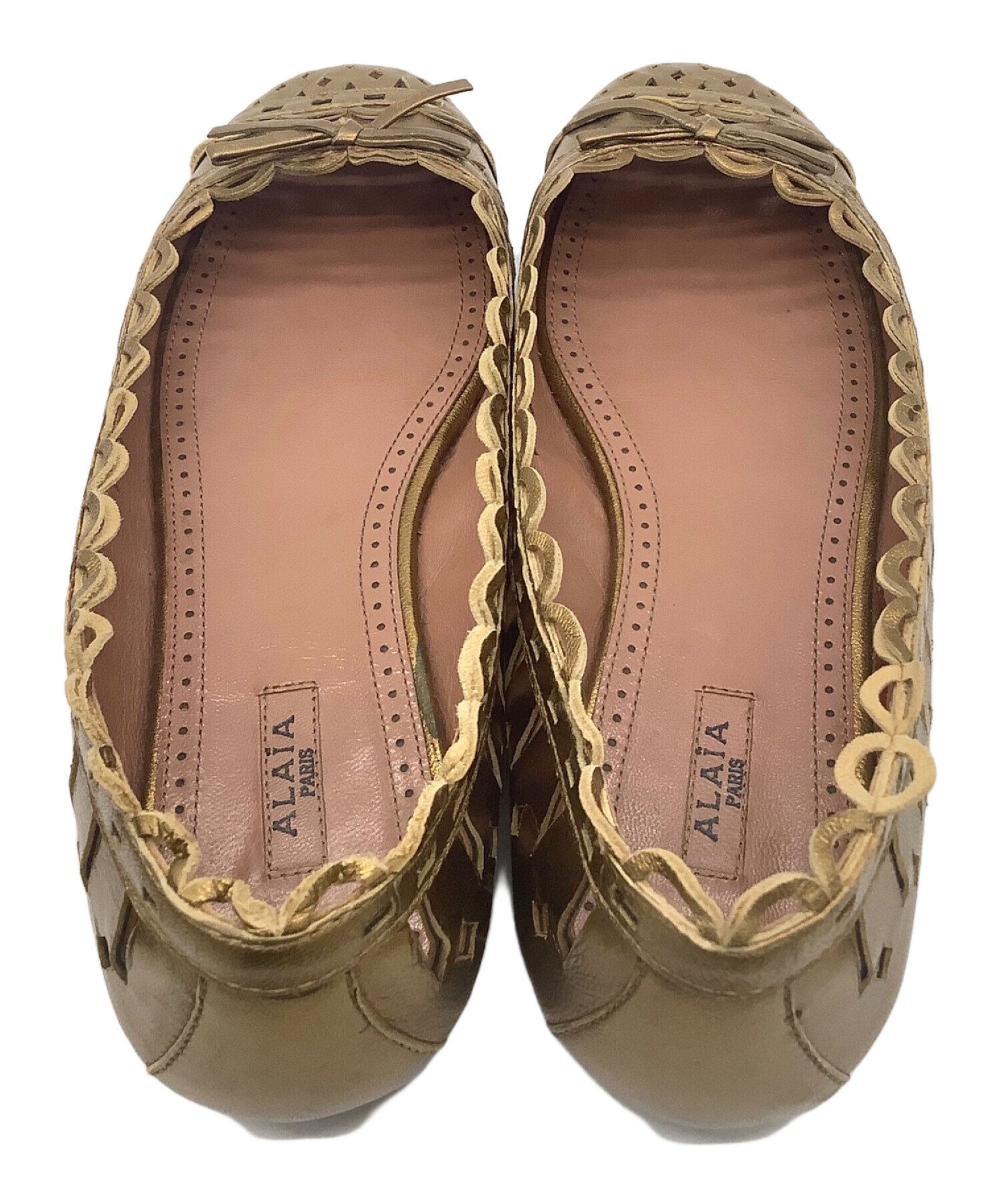 中古・古着通販】ALAIA (アライア) カットワークフラットパンプス