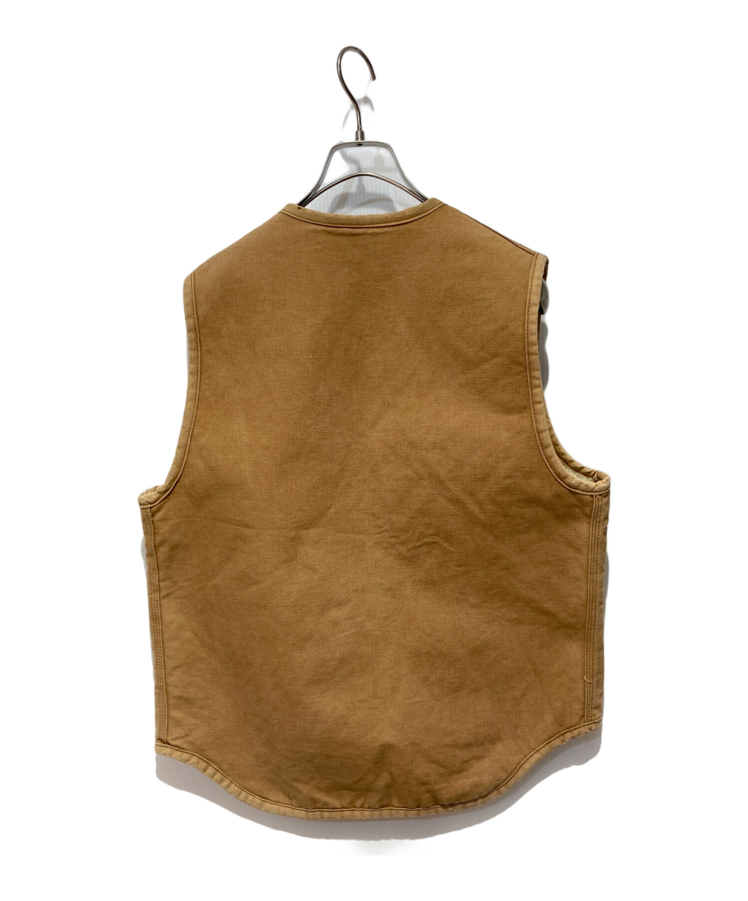 中古・古着通販】CarHartt (カーハート) ダックボアベスト ブラウン