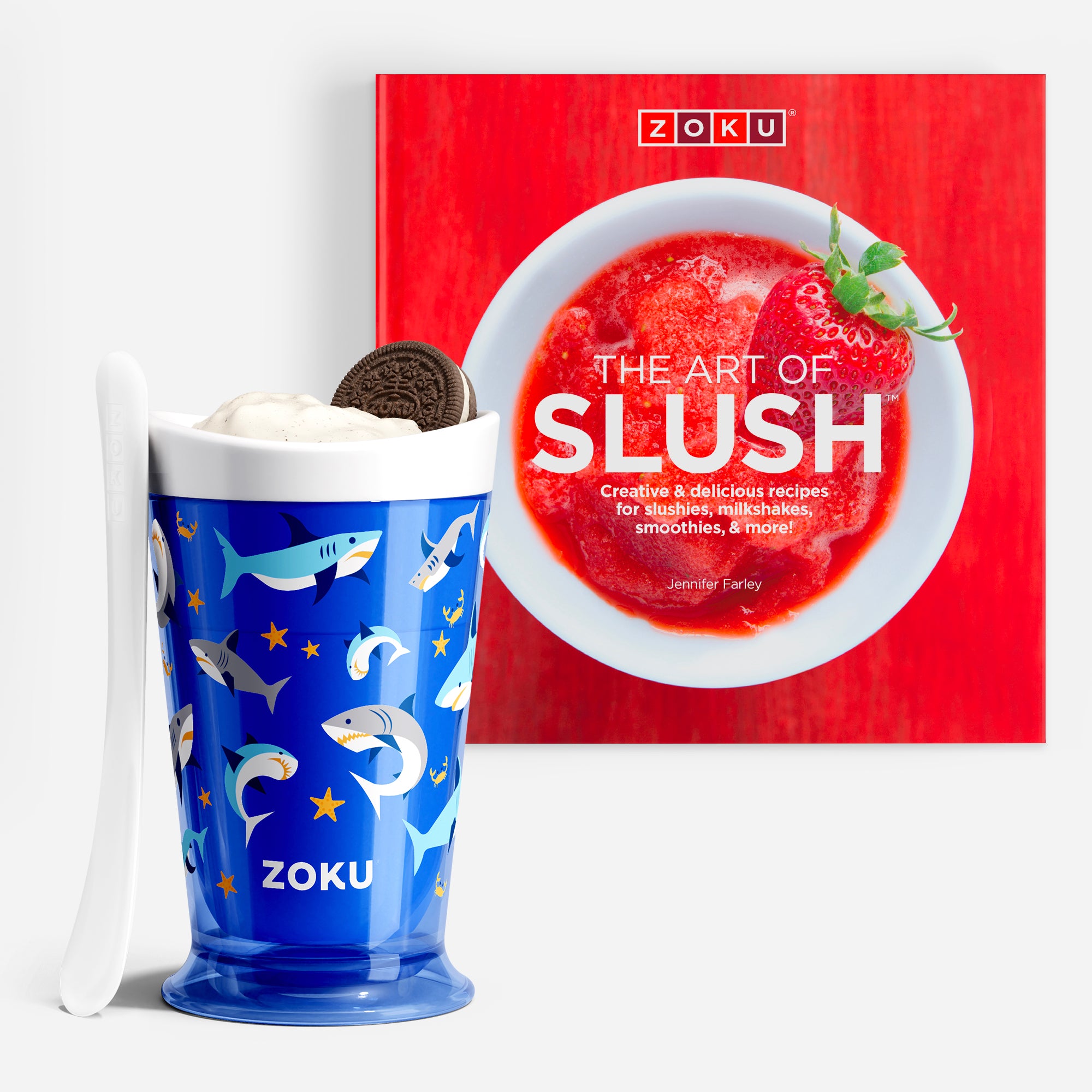 Slush & Shake Maker & Recipe Book Bundle – ZOKU