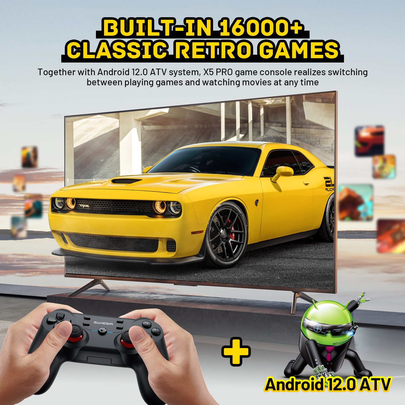 Kinhank Super Console X5 PRO レトロゲーム機、16000 以上のゲーム