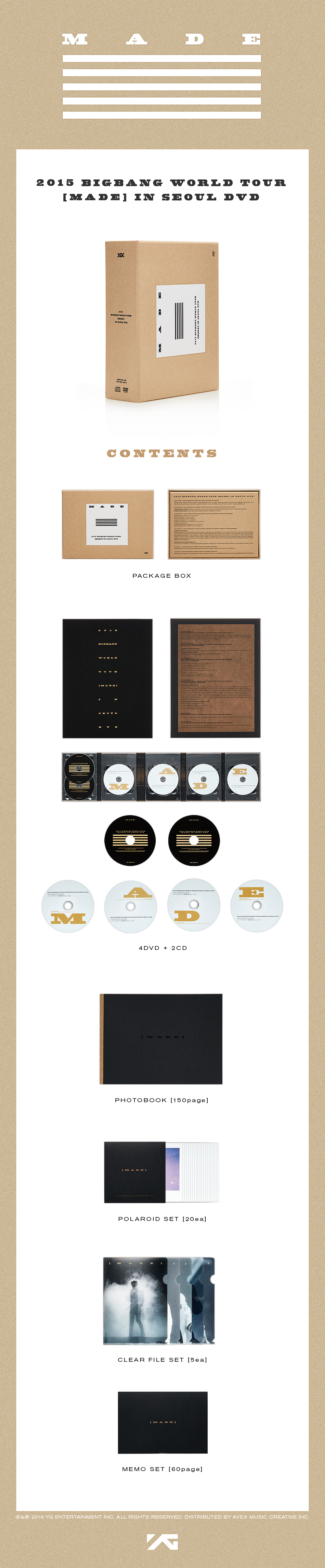 2015 BIGBANG WORLD TOUR [MADE] IN SEOUL DVD