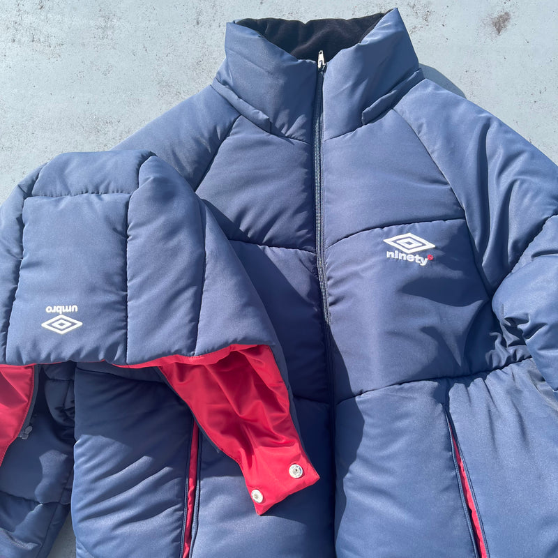 9090 × umbro Removable Hood Puffer Jacket – YZ