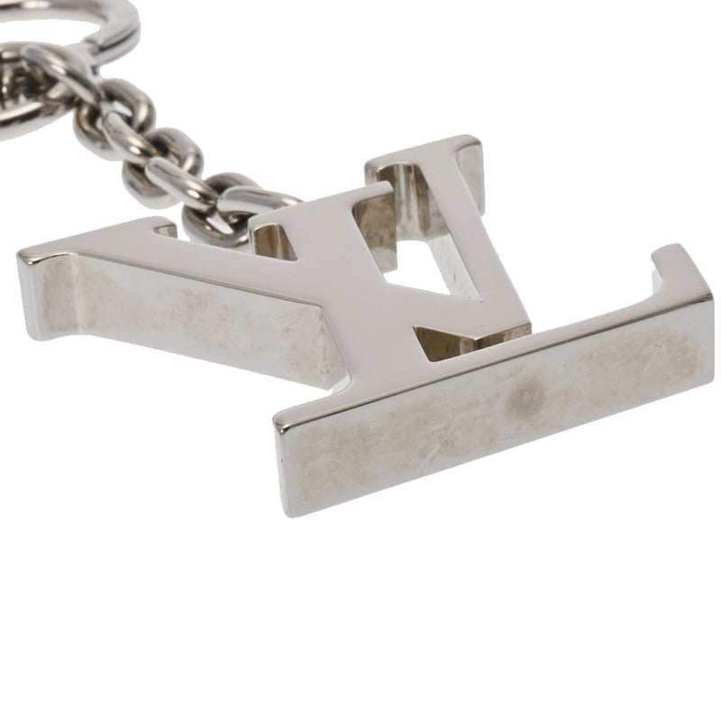 ルイヴィトンポルトクレイニシャル LV キーリング シルバー ユニ