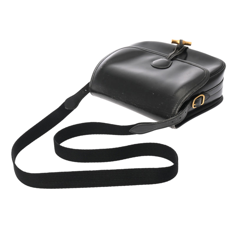 エルメスダッフル ブラック ○W刻印(1993年頃)刻印 レディース