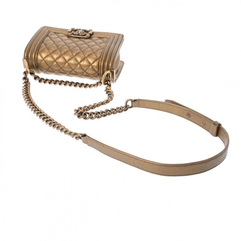 シャネルチェーンショルダー 20cm 43000 ブロンズ アンティーク調