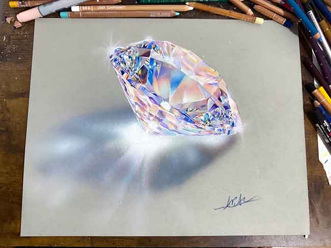 2万人が感動した『色鉛筆アート』？ 作品に「美しすぎて、言葉を失っ