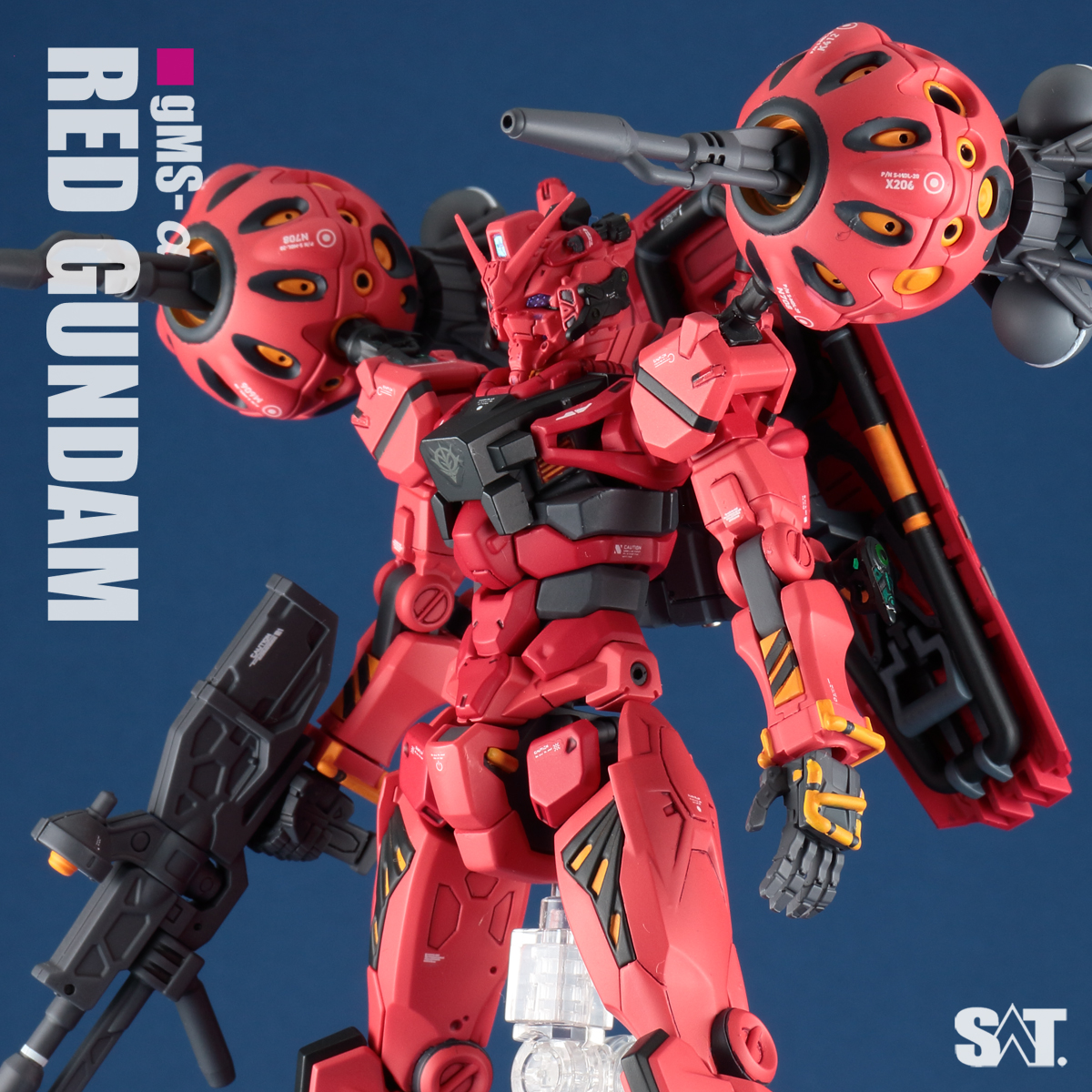 HG 1/144 赤いガンダム/RED GUNDAM｜SATさんのガンプラ作品｜GUNSTA
