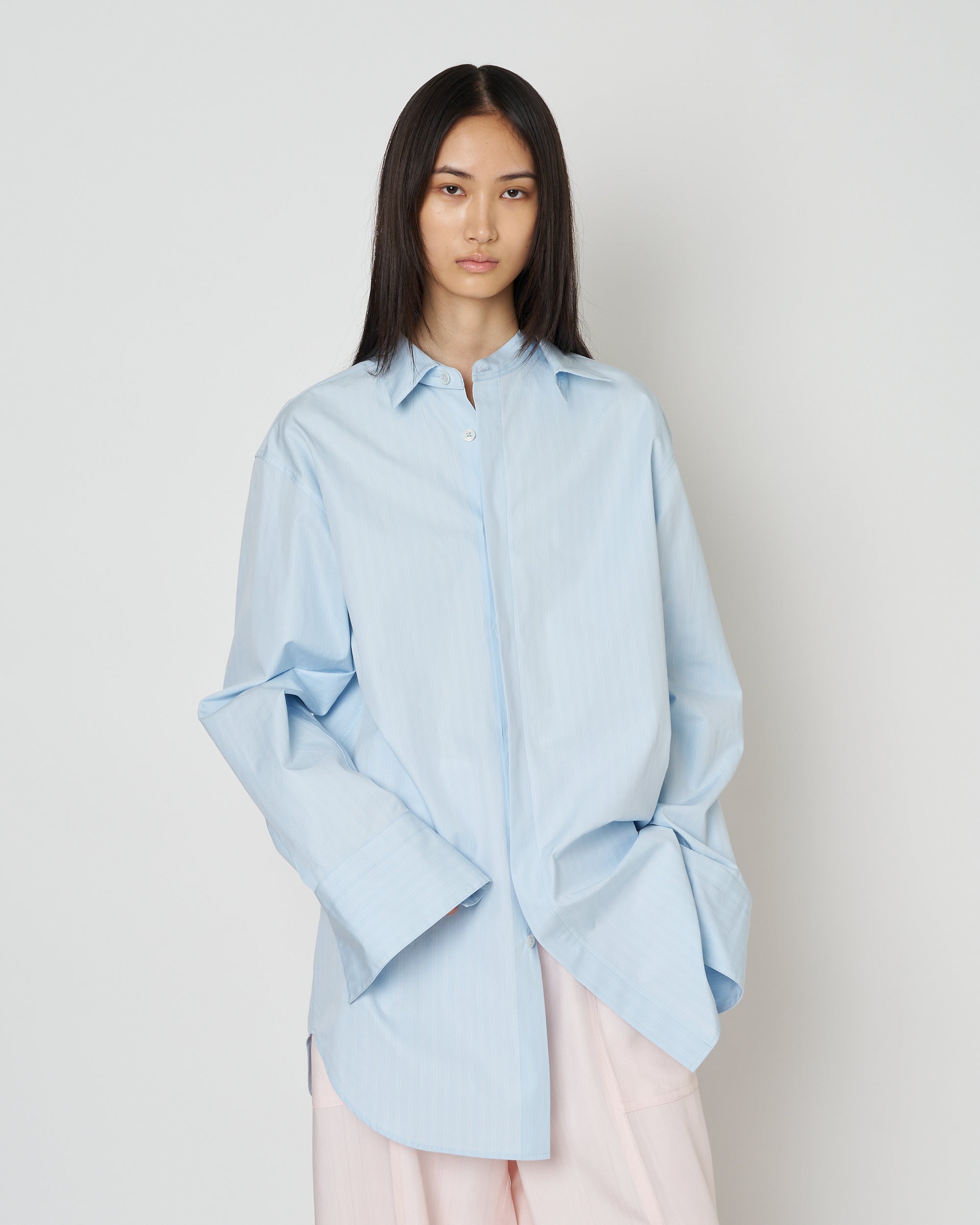 JASLYN - OVERSIZED COTTON POPLIN SHIRT – HARUNOBUMURATA